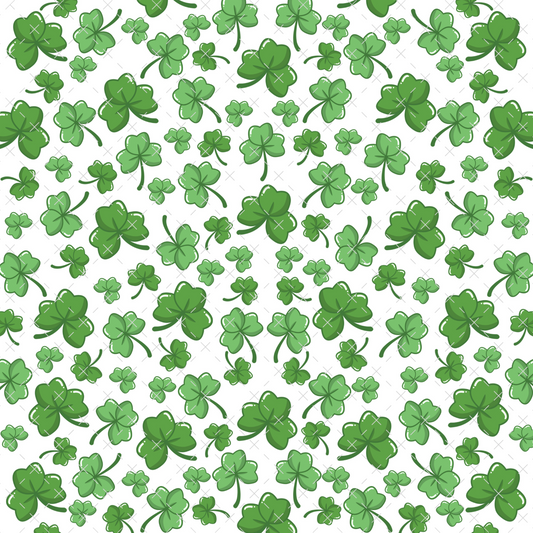 Green Clover Sublimation Transfer