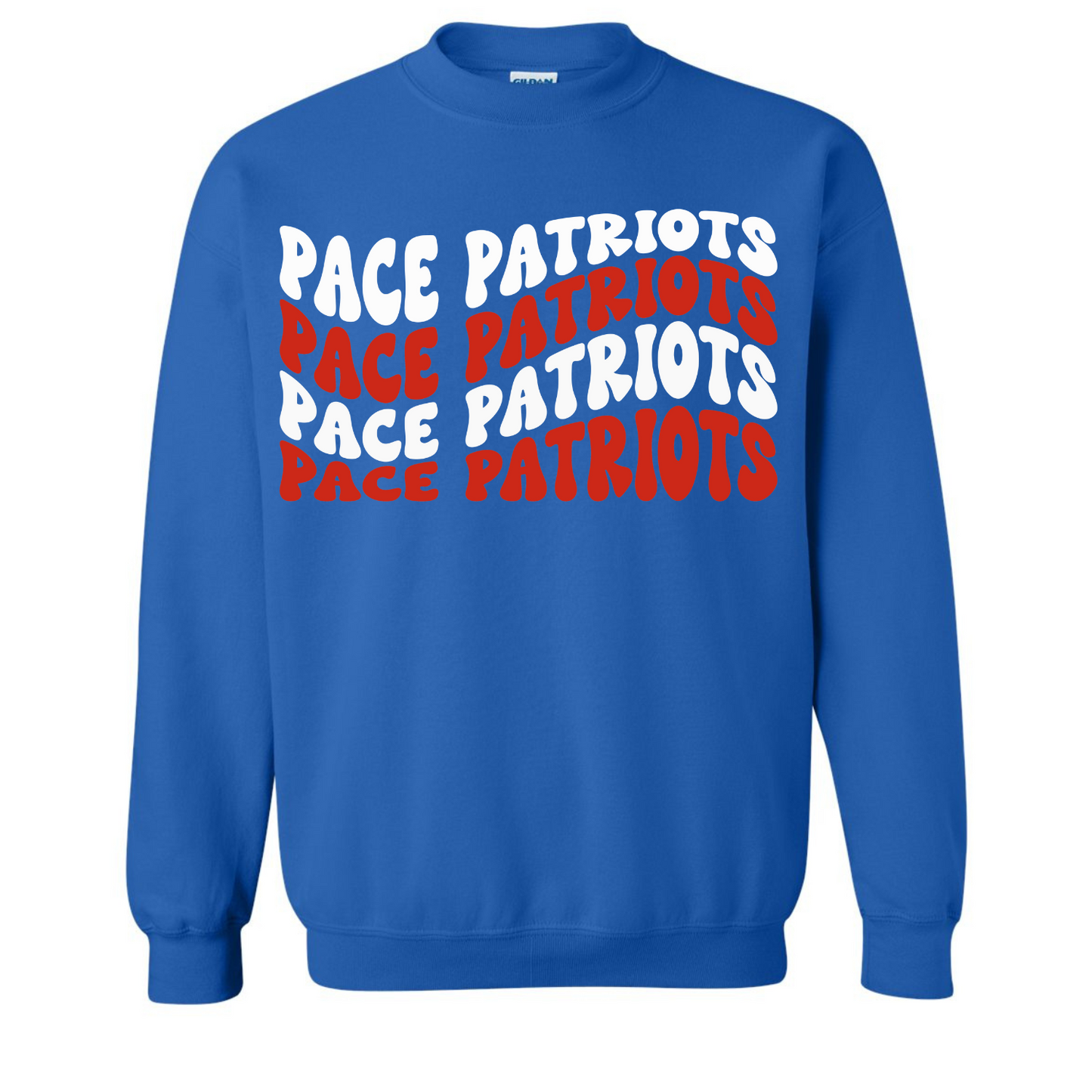 Patriots Wavy Sweatshirt Youth