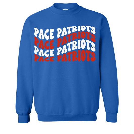Patriots Wavy Sweatshirt