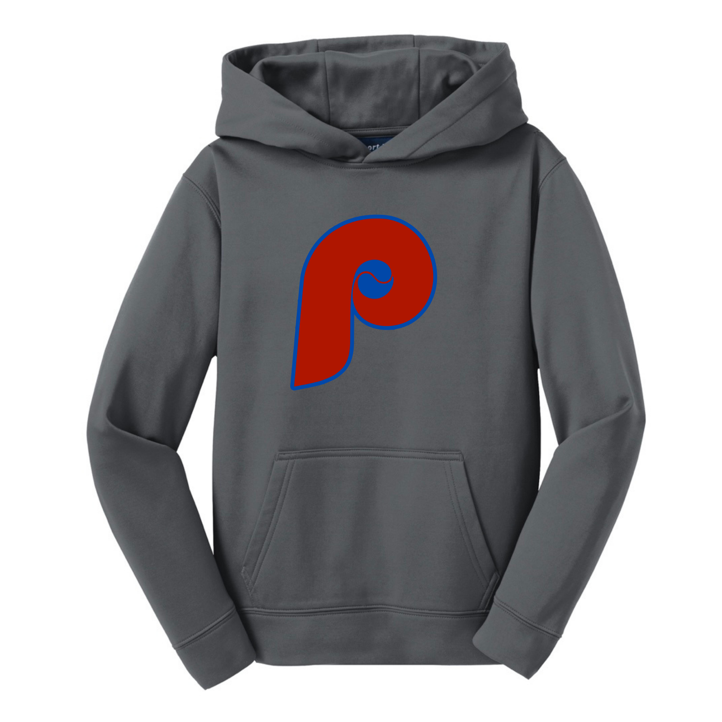 Patriots P Youth Dri-Wick Hoodie