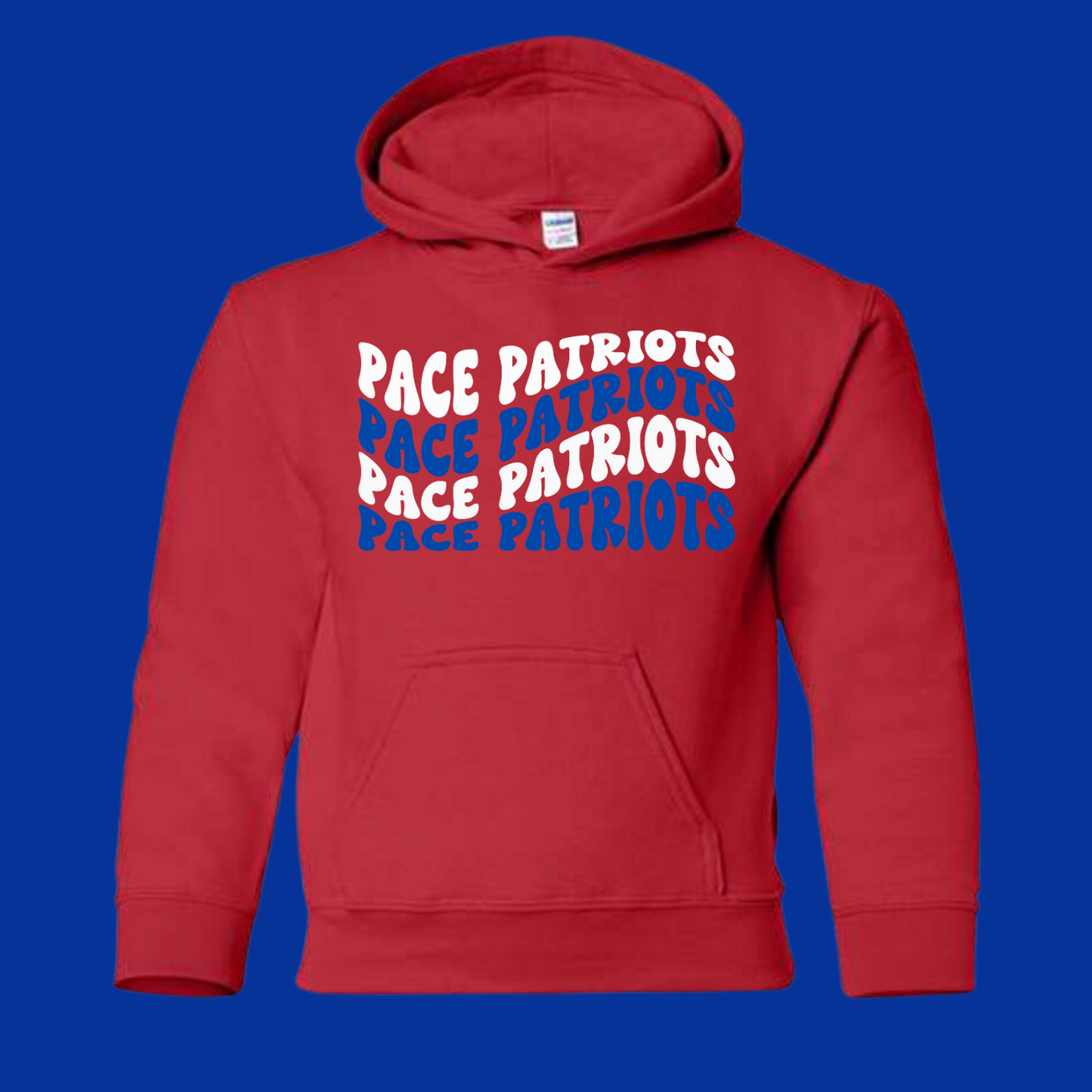 Patriots Wavy Hoodie Youth