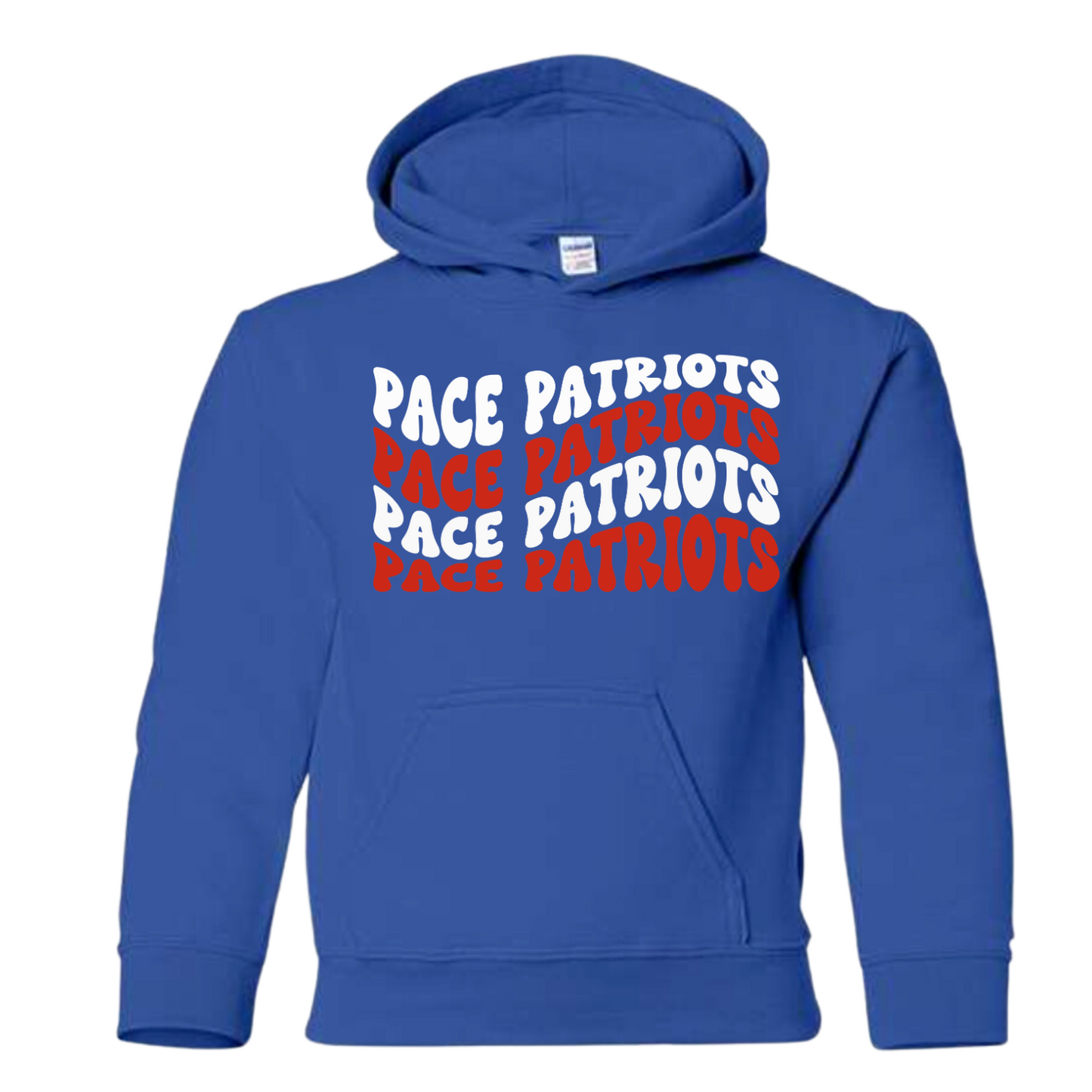 Patriots Wavy Hoodie Youth