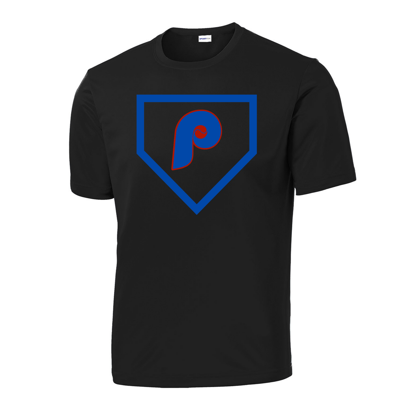 P Home Plate Adult Short Sleeve Tee