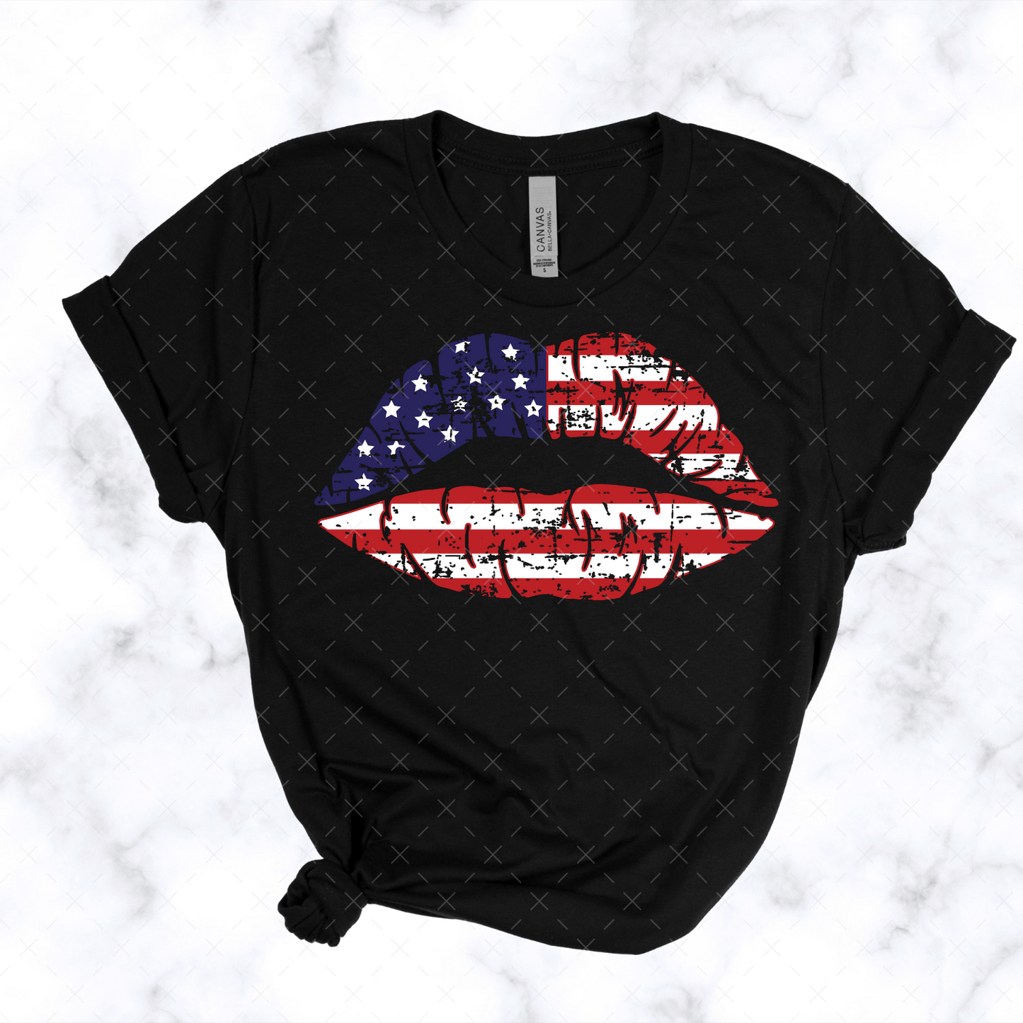 Patriotic Lips Tee