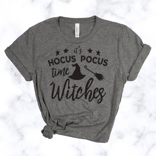 It's Hocus Pocus Time Witches Tee