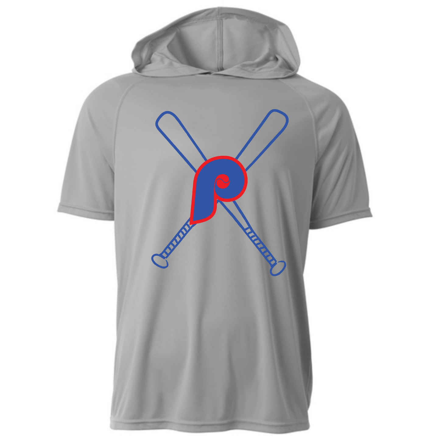 Pace Baseball Bats Dri-Wick Short Sleeve Hooded T-Shirt Youth