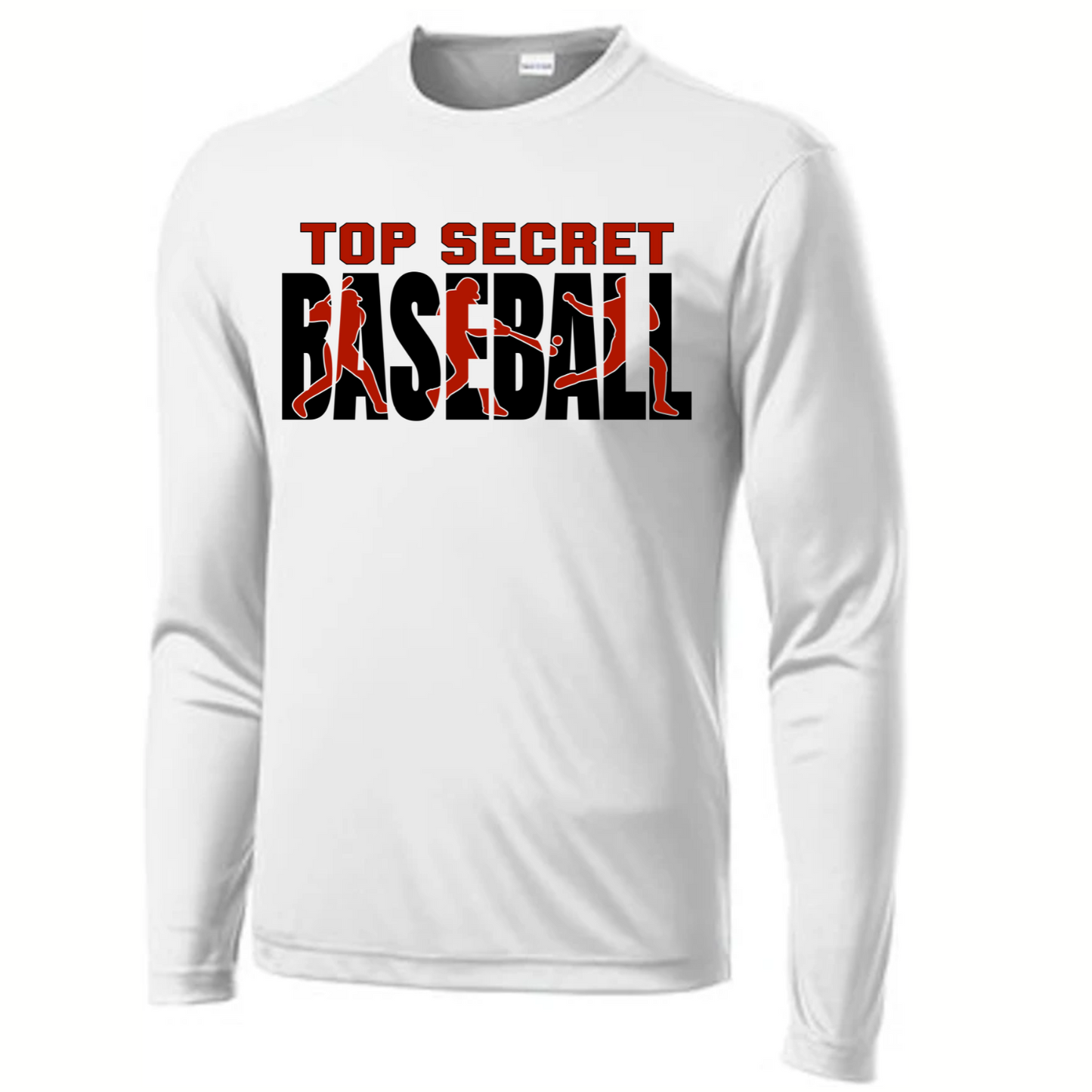 Top Secret Adult Long Sleeve Dri-Wick Tee