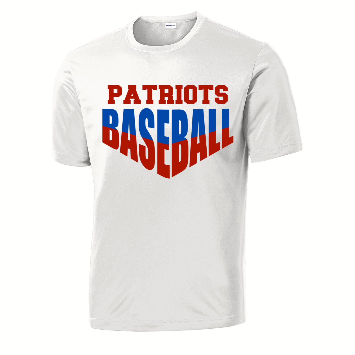 Patriots Baseball Adult Short Sleeve Tee