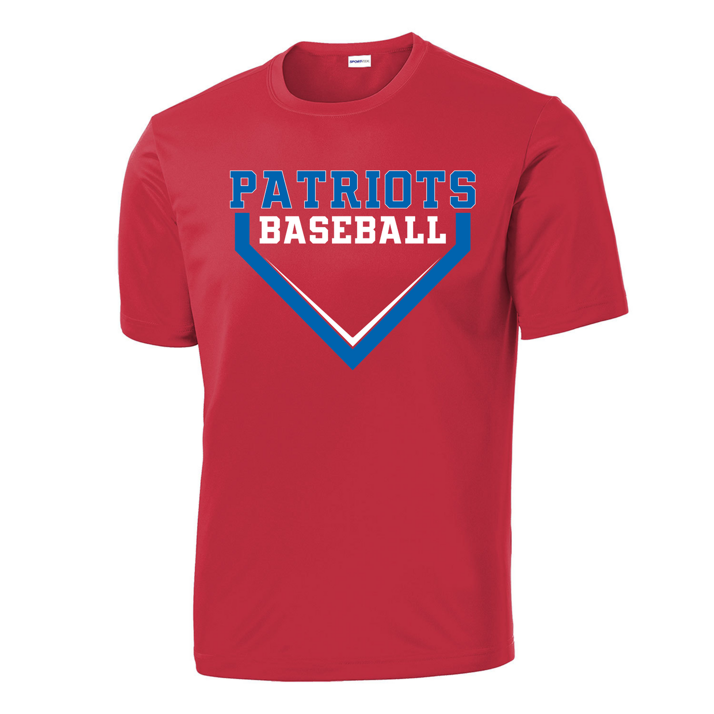 Patriots Home Plate Adult Short Sleeve Tee