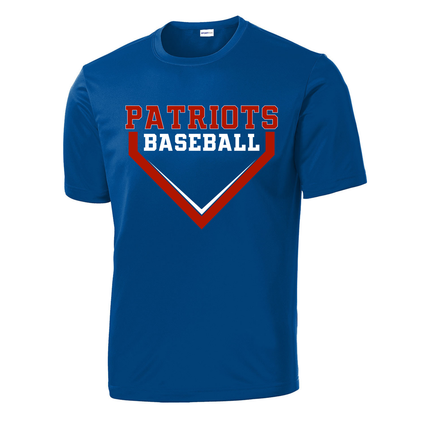 Patriots Home Plate Adult Short Sleeve Tee