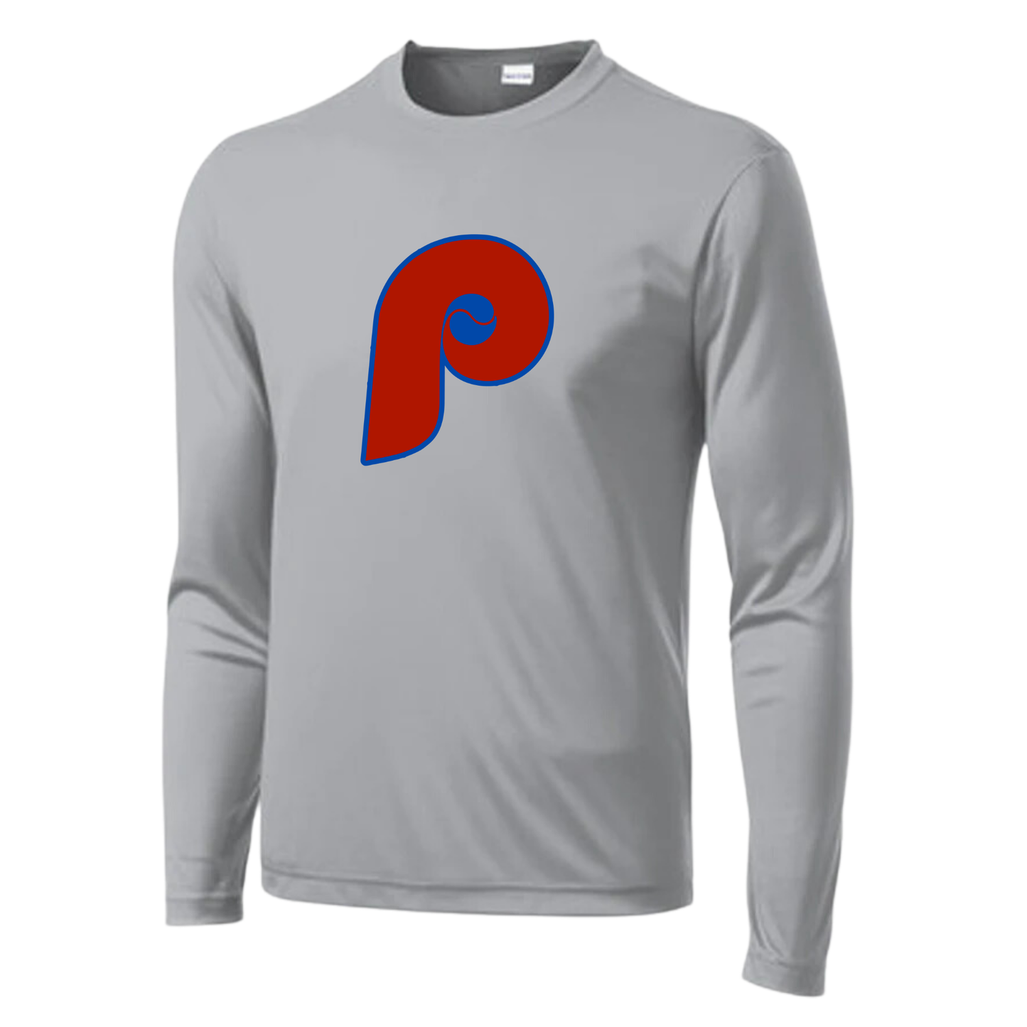 Patriots P Youth Long Sleeve Dri-Wick Tee