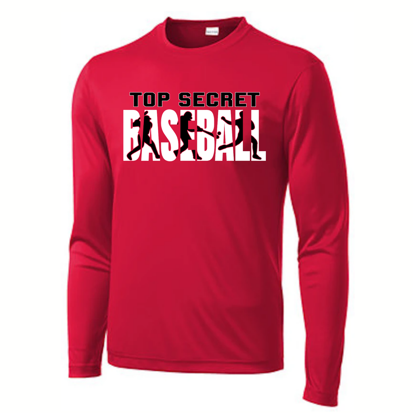 Top Secret Adult Long Sleeve Dri-Wick Tee