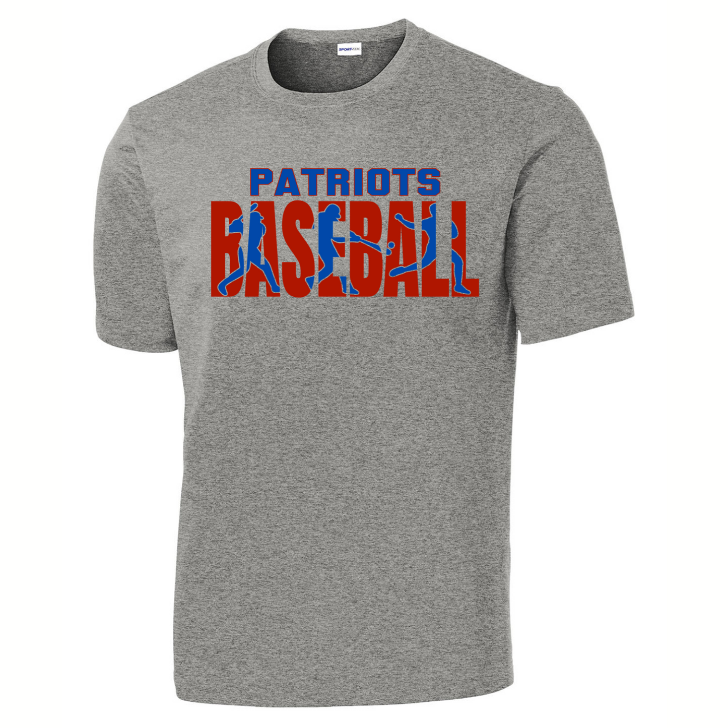 Patriots Baseball Silhouette Youth Short Sleeve Tee