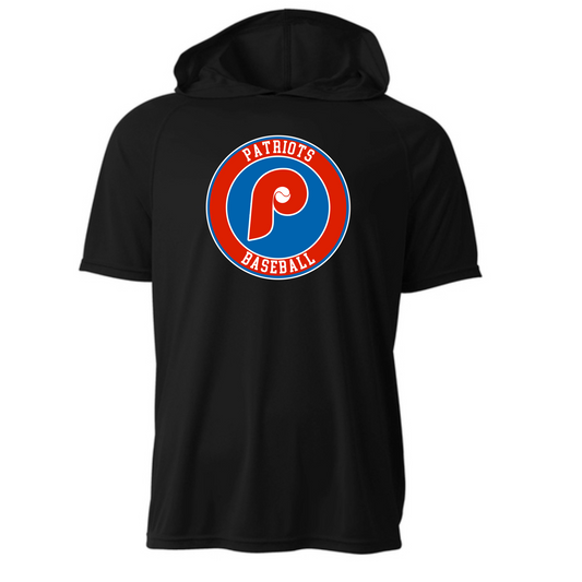 Patriots Circle Dri-Wick Short Sleeve Hooded T-Shirt Adult