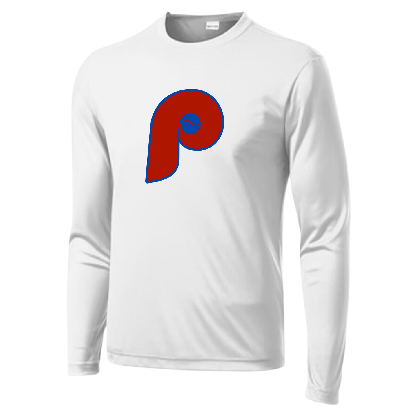 Patriots P Adult Long Sleeve Dri-Wick Tee