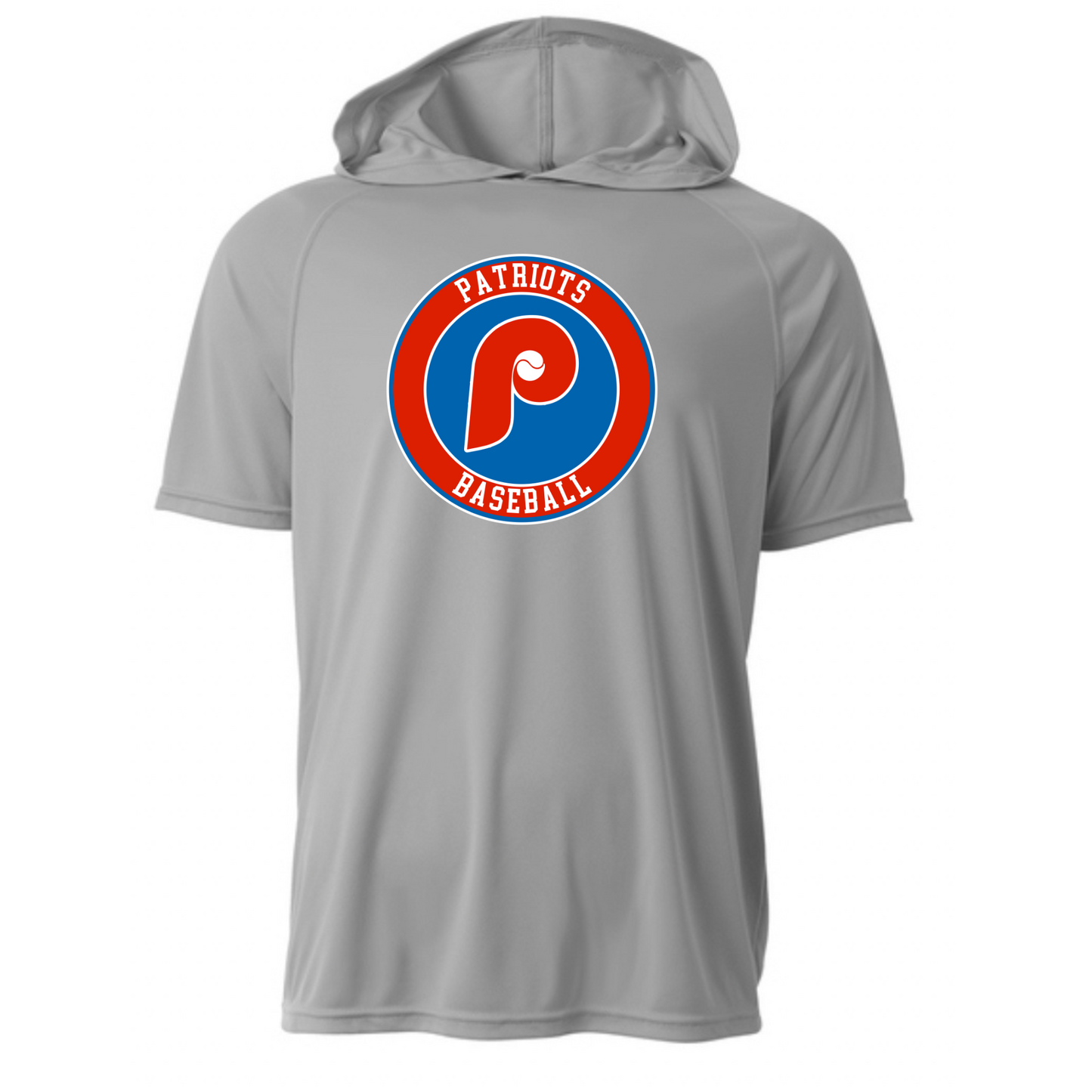 Patriots Circle Dri-Wick Short Sleeve Hooded T-Shirt Adult