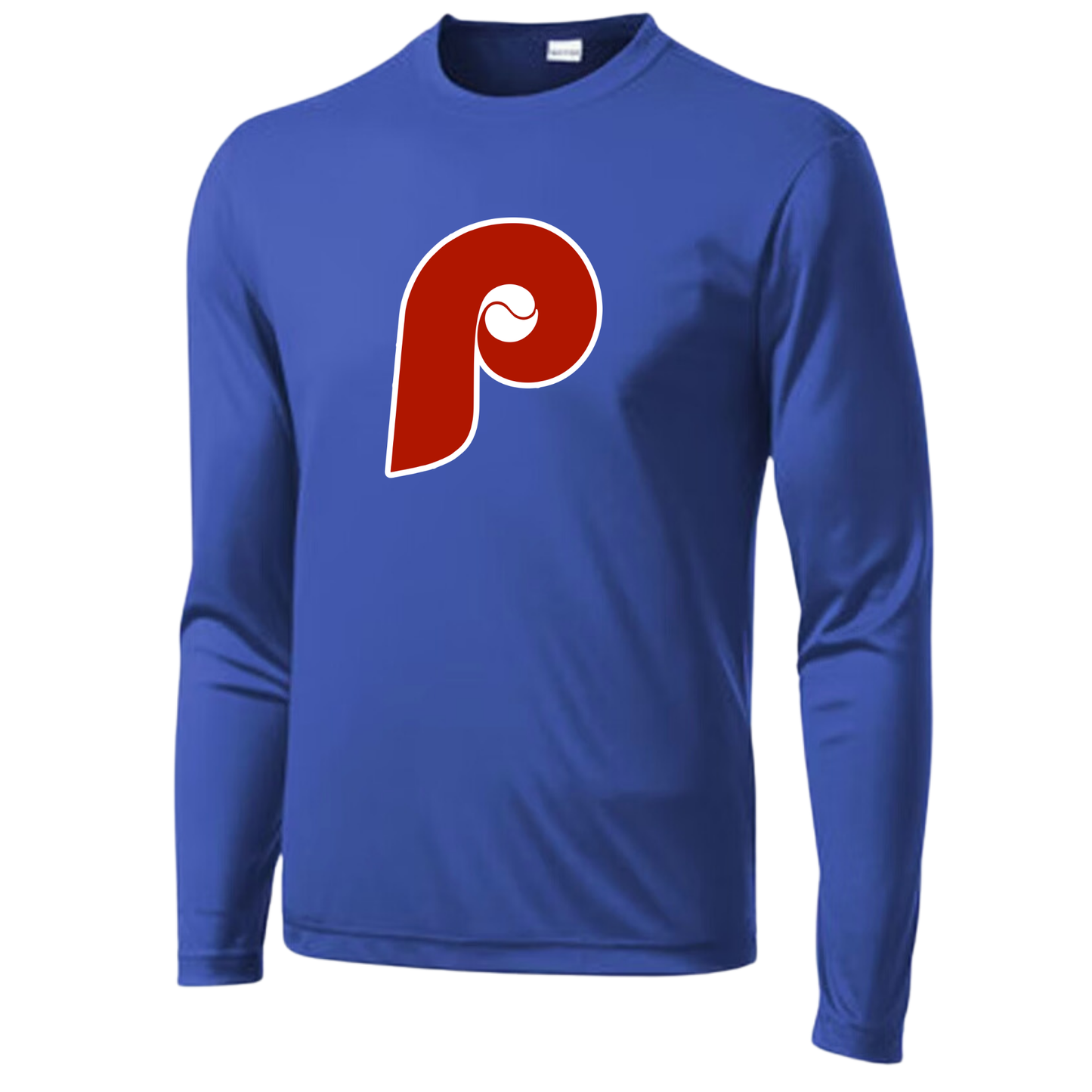 Patriots P Youth Long Sleeve Dri-Wick Tee