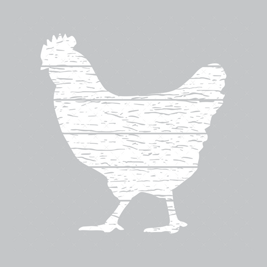 Chicken Distressed - DTF Transfer