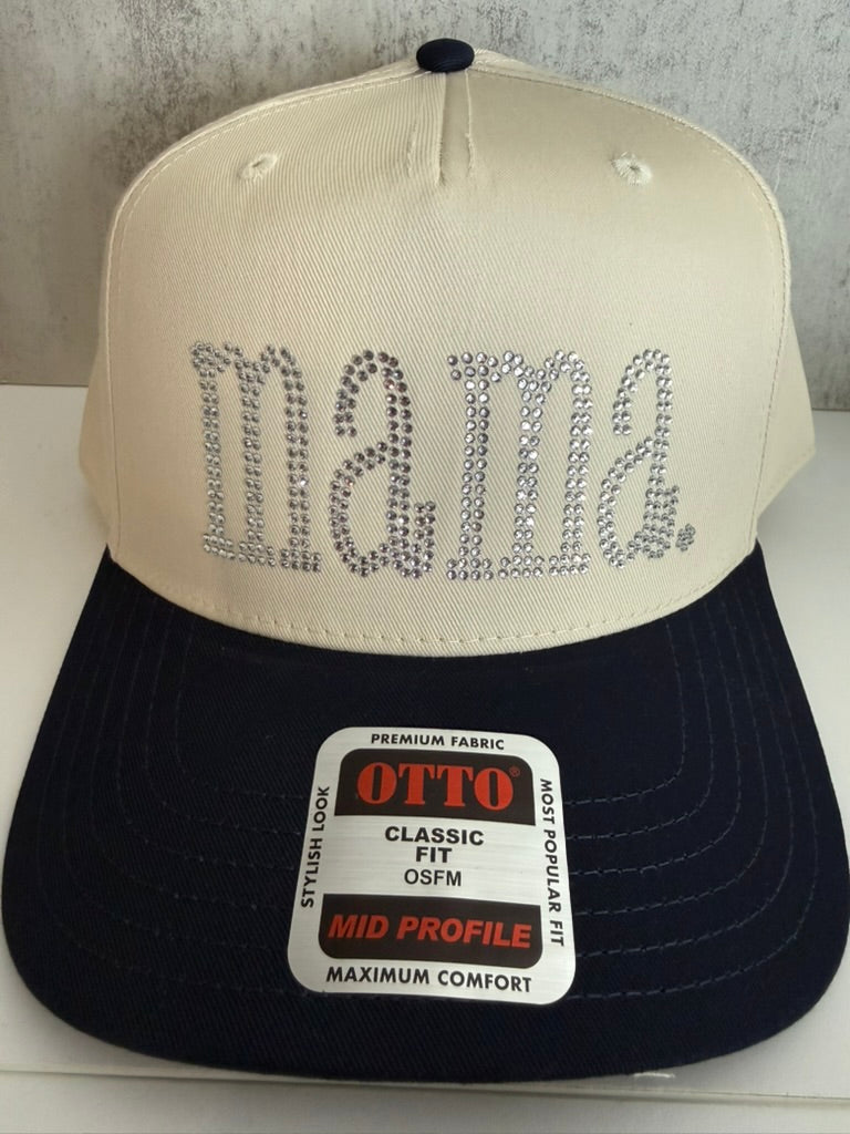 Mama Rhinestone Hat