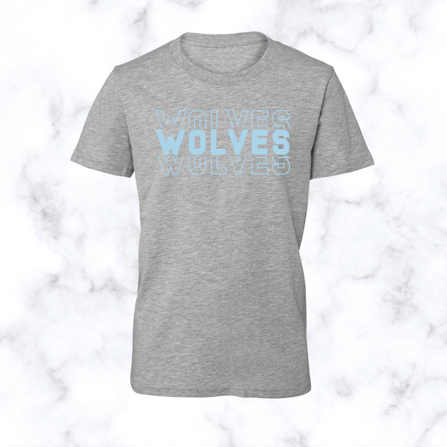 Wolves Stacked Tee Youth