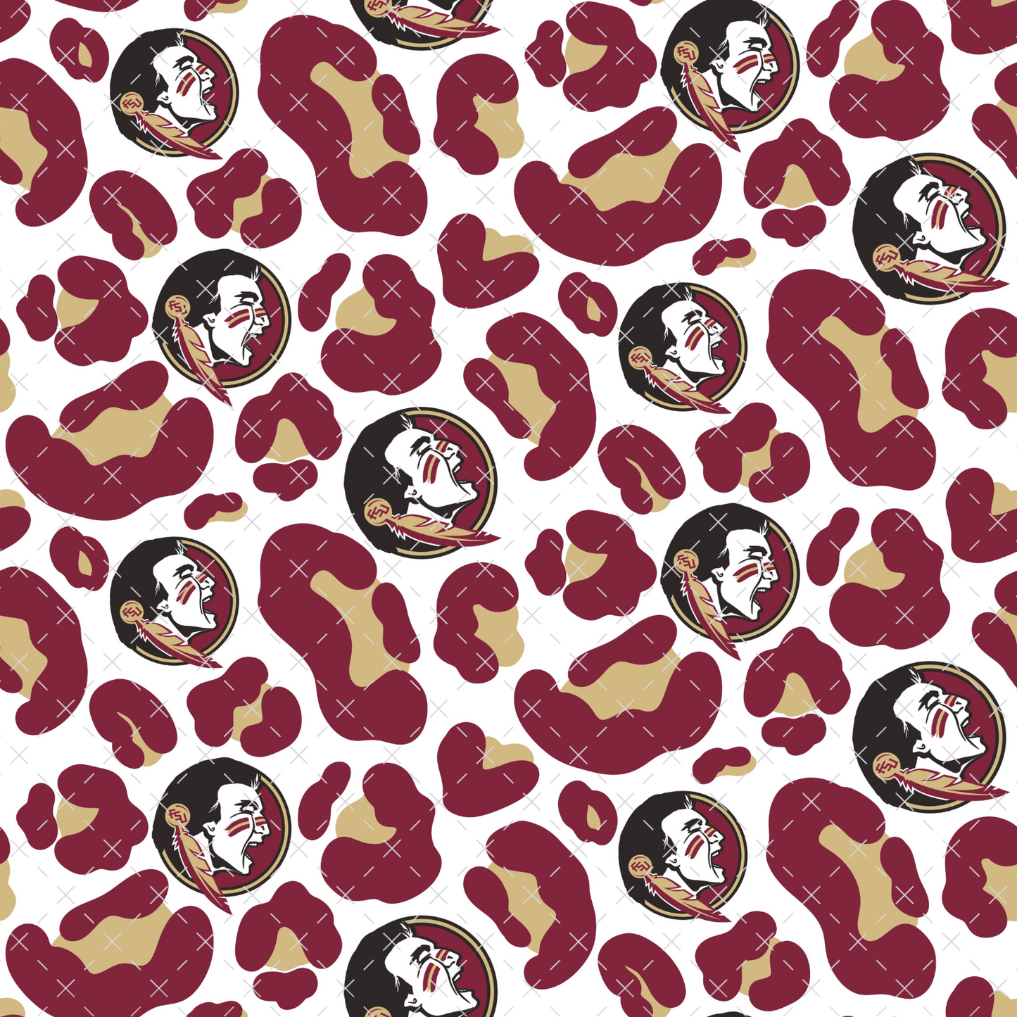 Seminoles Leopard Print Sublimation Transfer