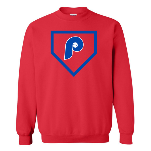 P Home Plate Crewneck Sweatshirt Adult