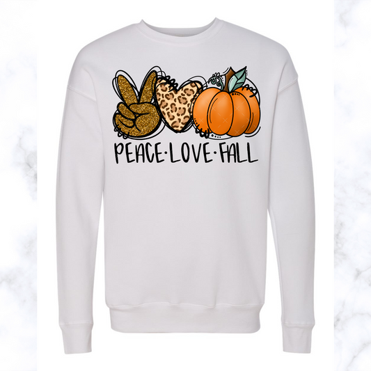Peace Love Fall Sweatshirt