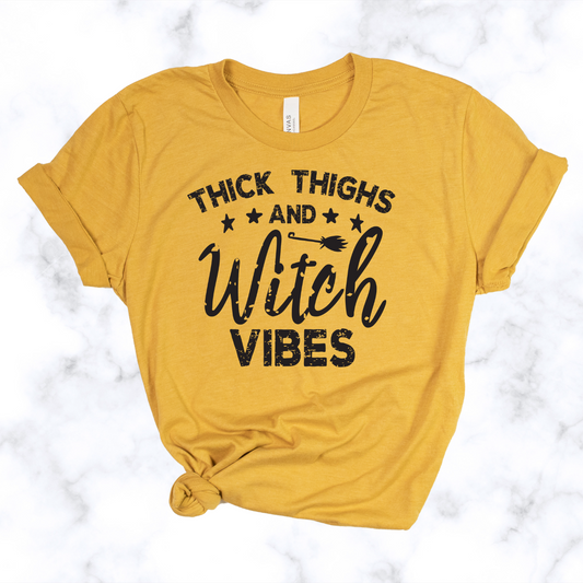 Thick Thighs + Witch Vibes Tee