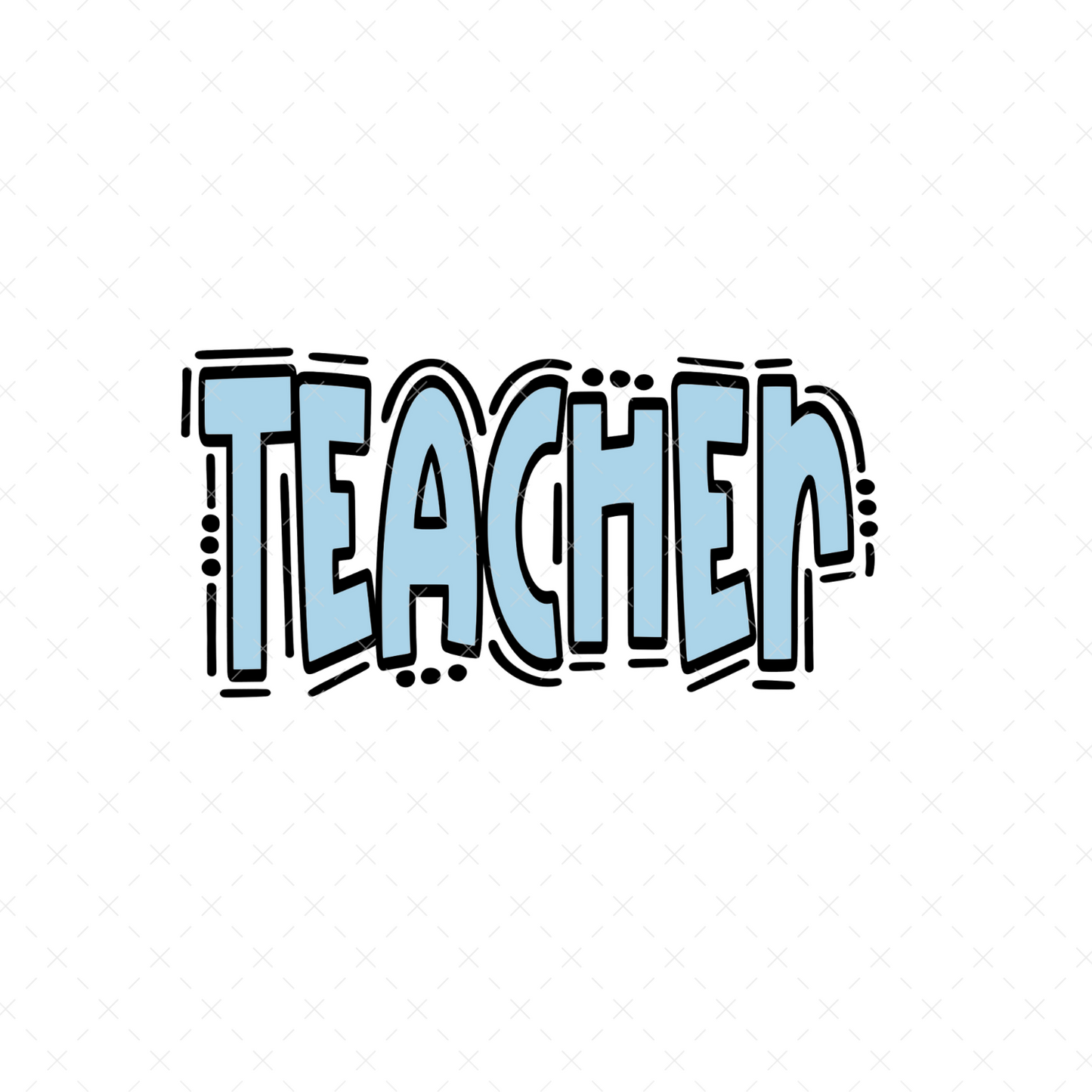 Teacher Doodle- DTF Transfer