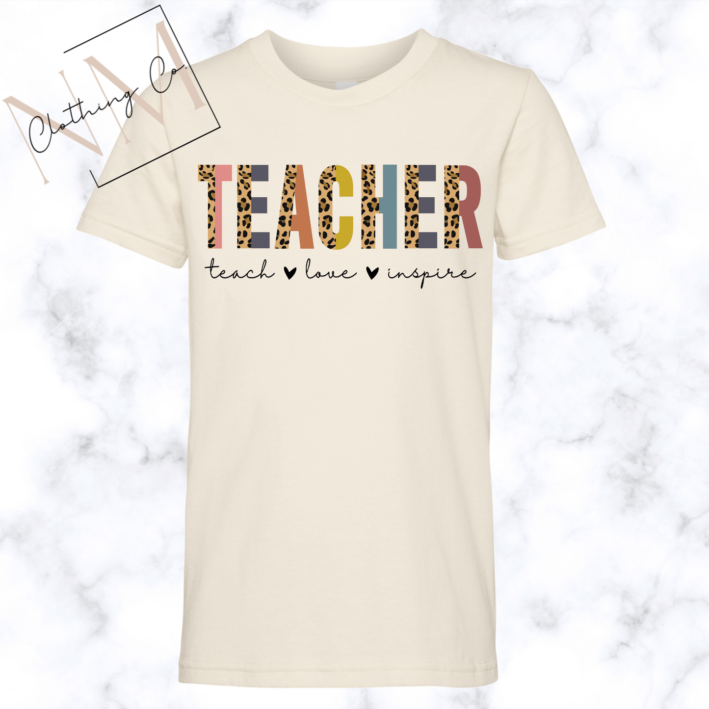 Teach Love Inspire Leopard