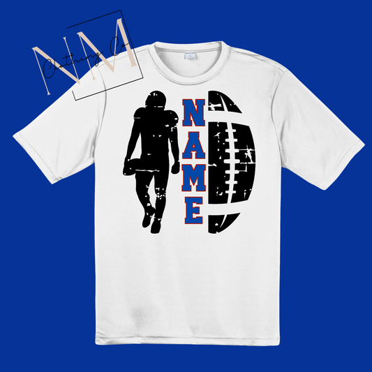 Football + Player + Name Adult Tee