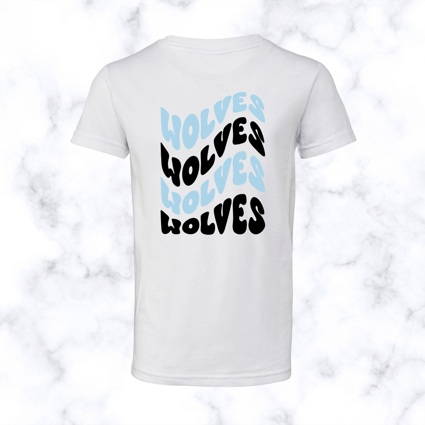 Wolves Wavy Tee Youth