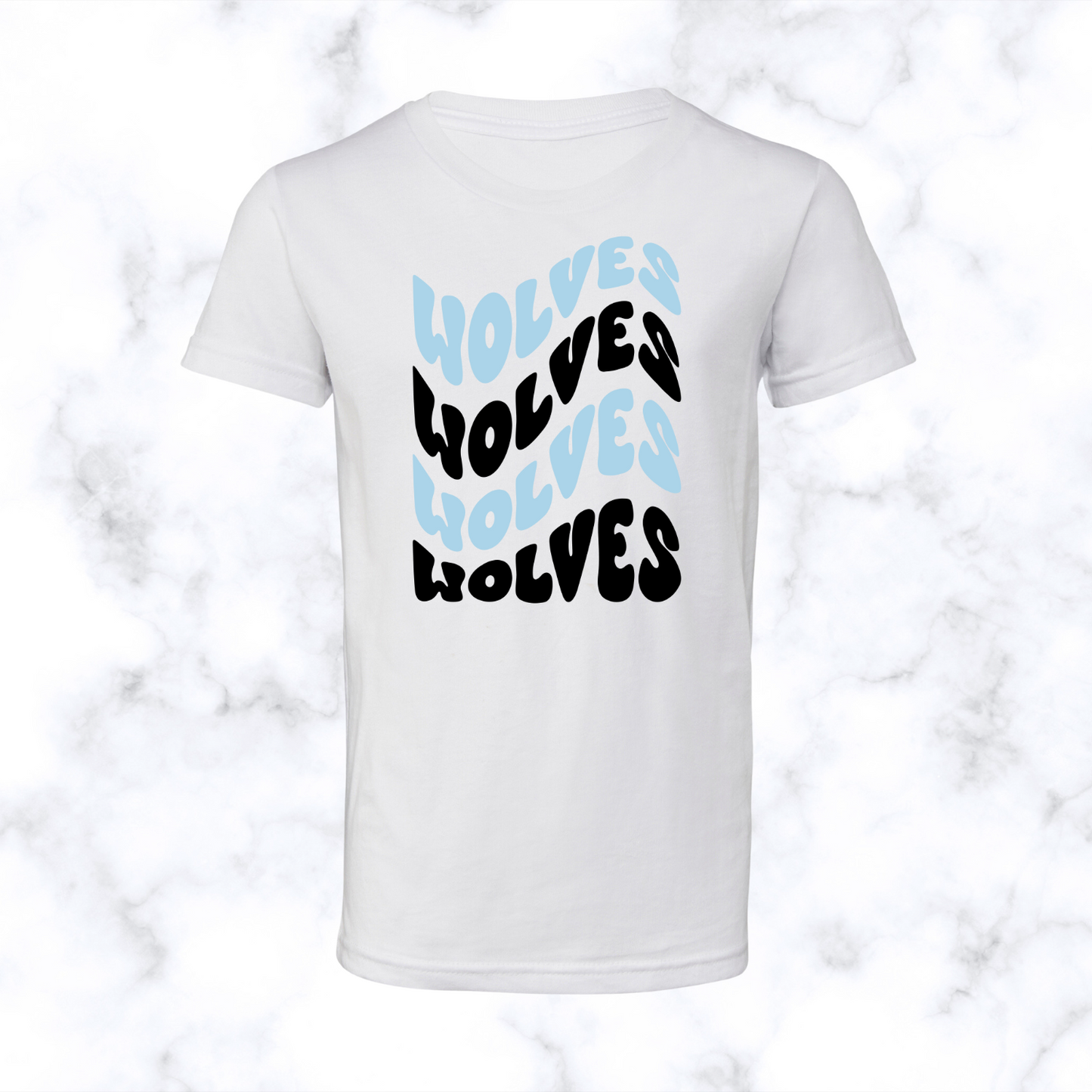 Wolves Wavy Tee Adult