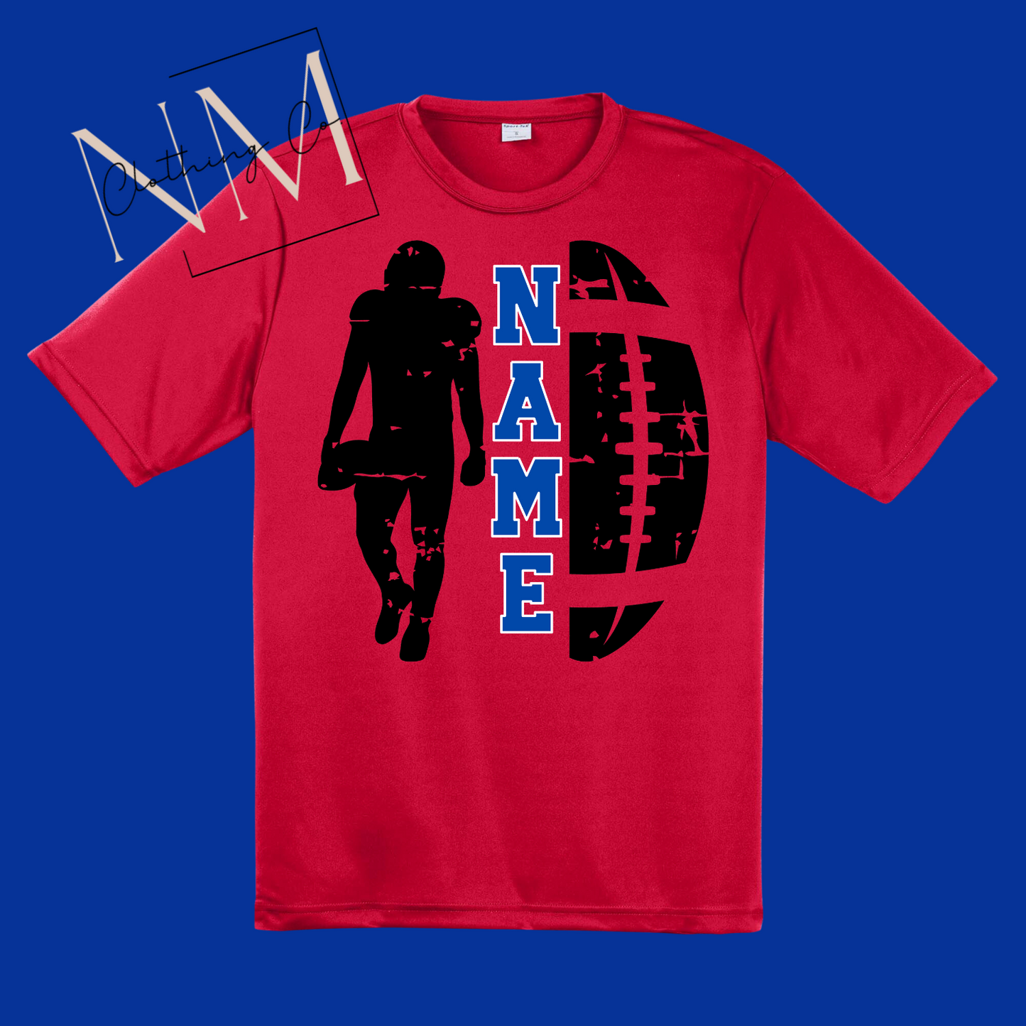 Football + Player + Name Youth Tee