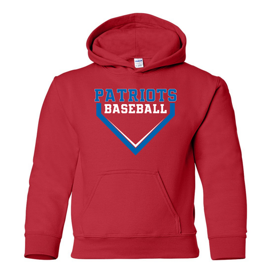 Patriots Home Plate Hoodie Adult