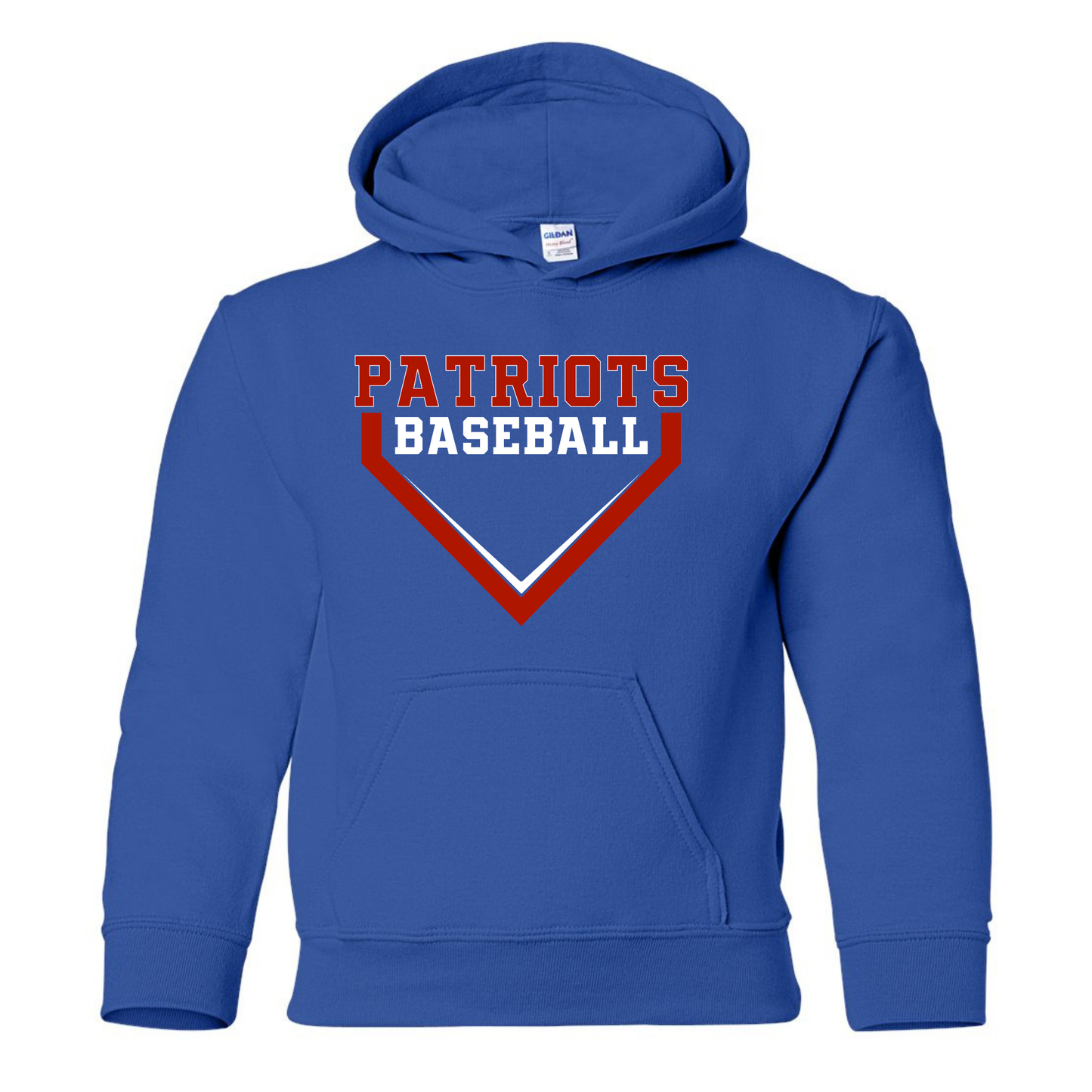 Patriots Home Plate Hoodie Youth