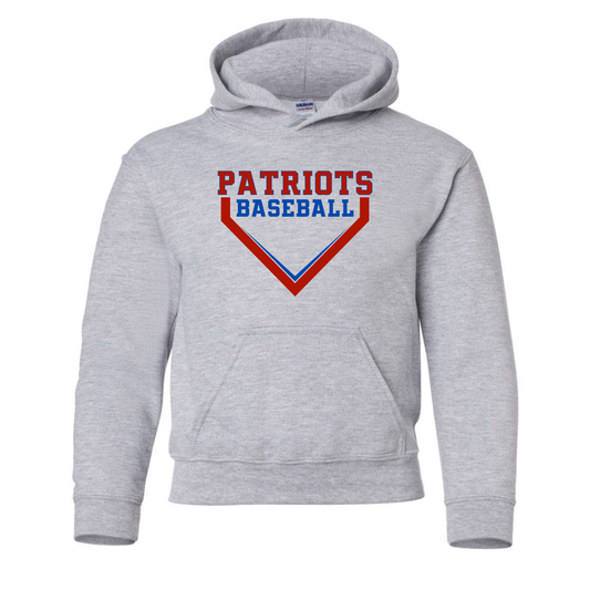 Patriots Home Plate Hoodie Youth