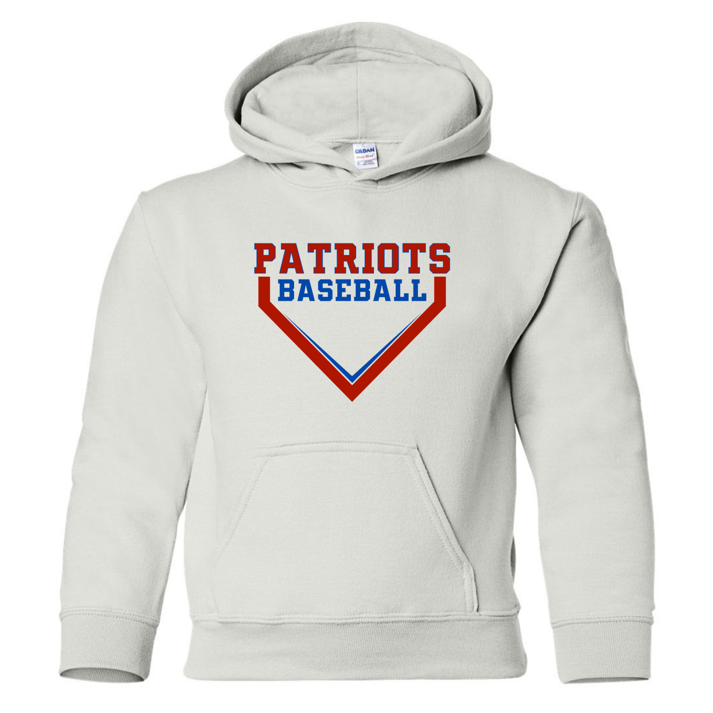 Patriots Home Plate Hoodie Youth