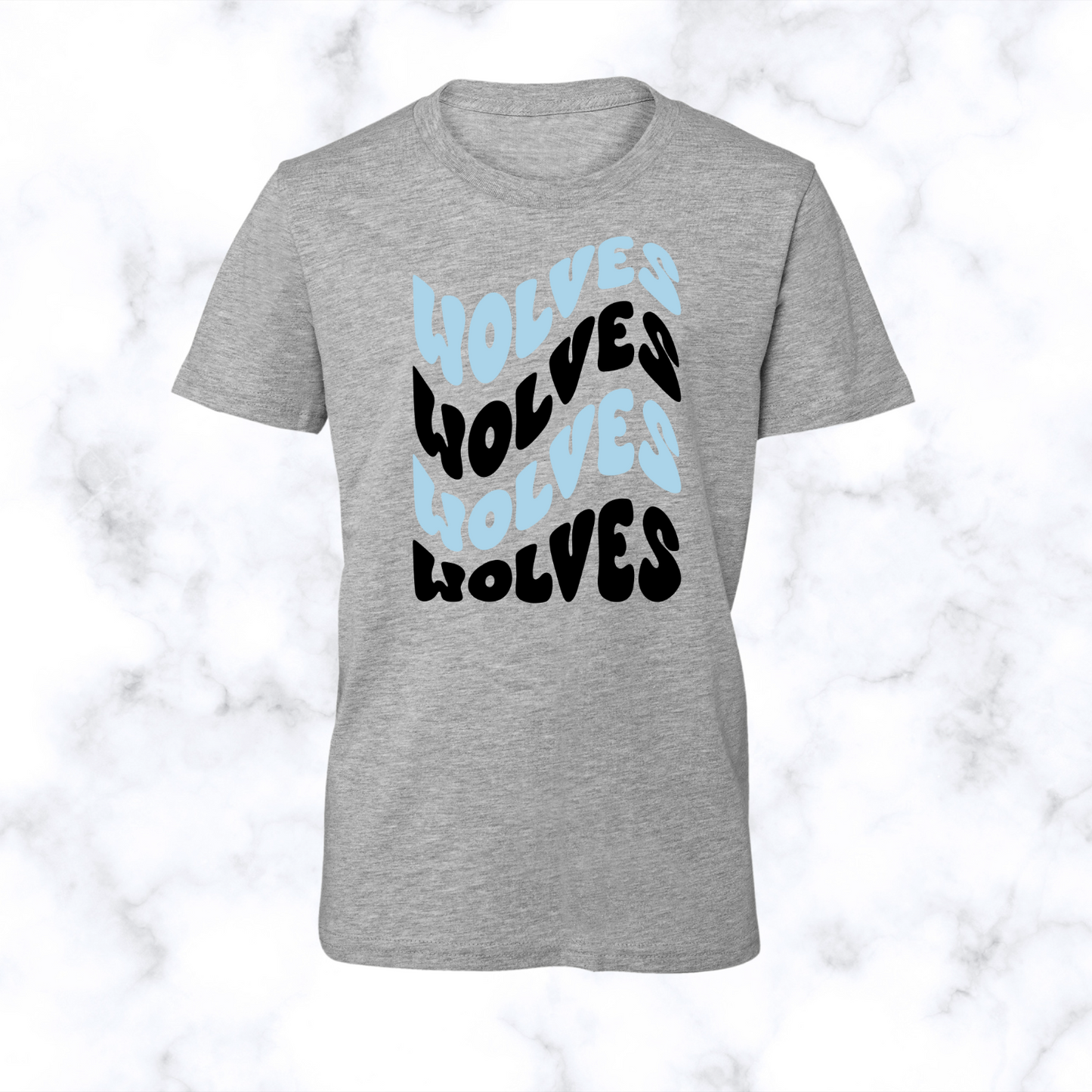 Wolves Wavy Tee Adult