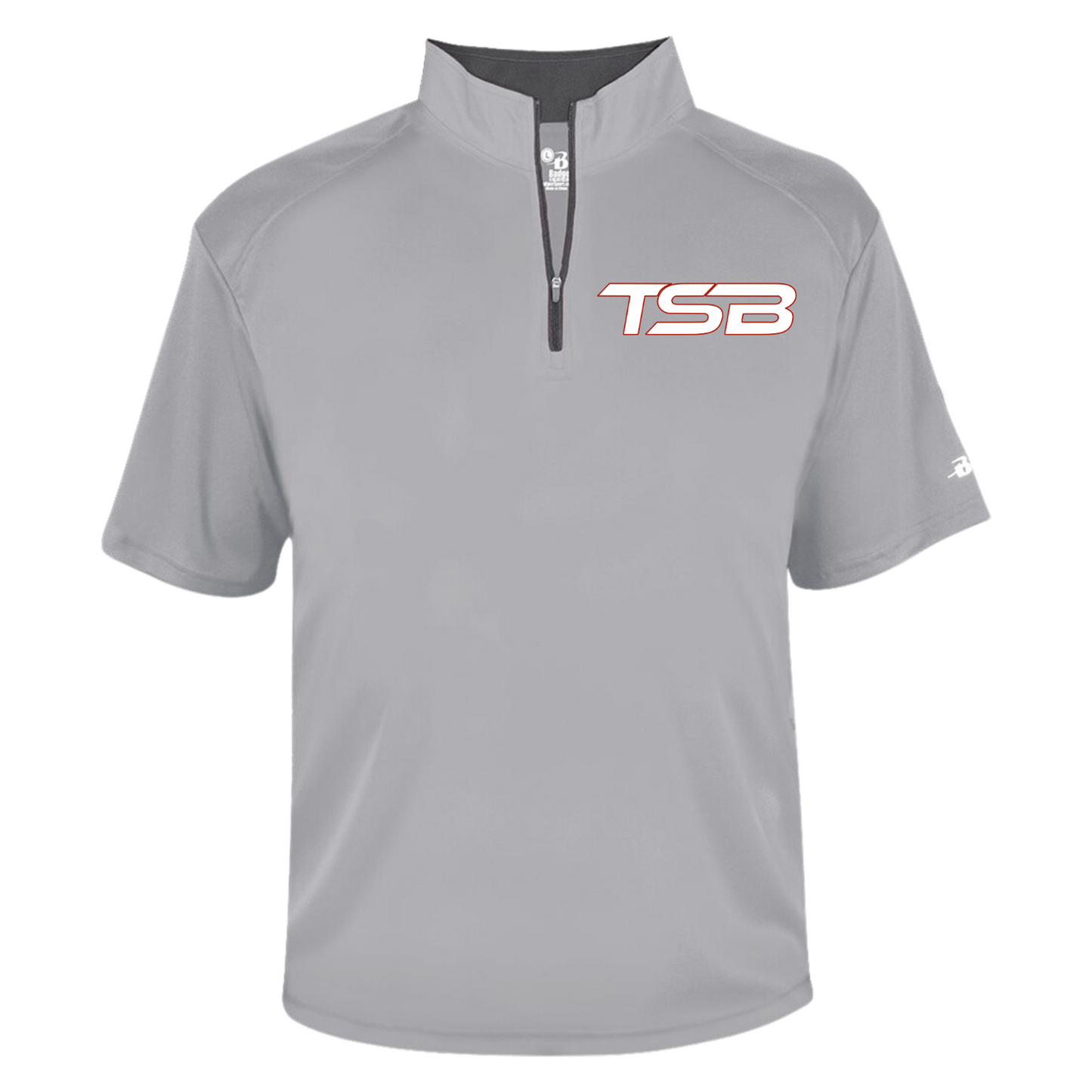 TSB Adult 1/4 Zip Short Sleeve Pullover