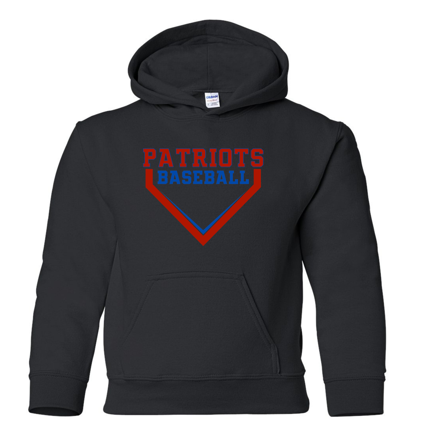 Patriots Home Plate Hoodie Youth