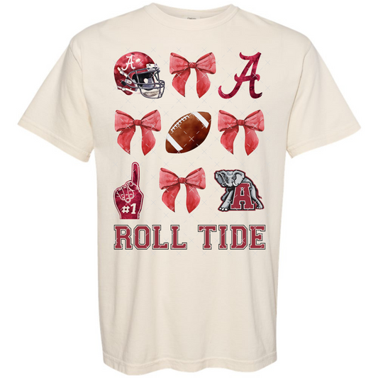 Alabama Football + Coquette Bows