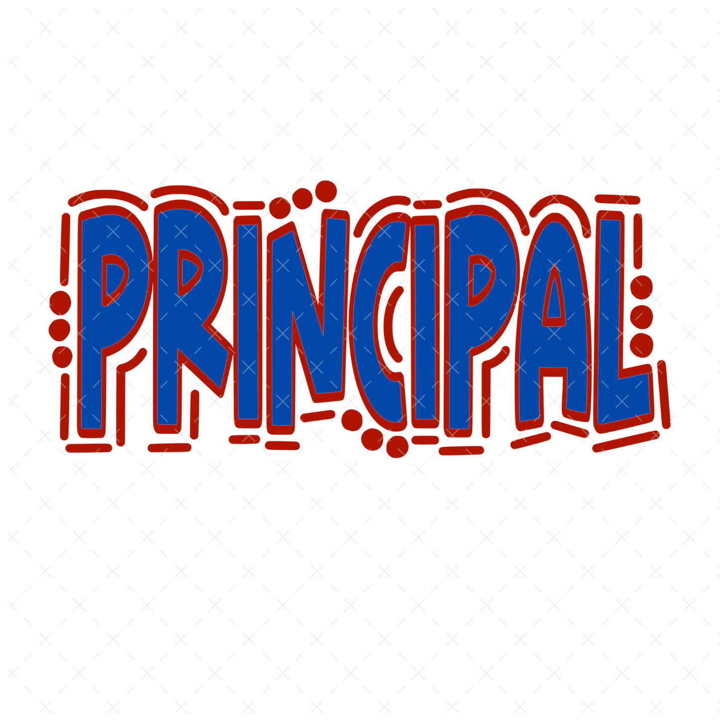 Principal Doodle DTF Transfer