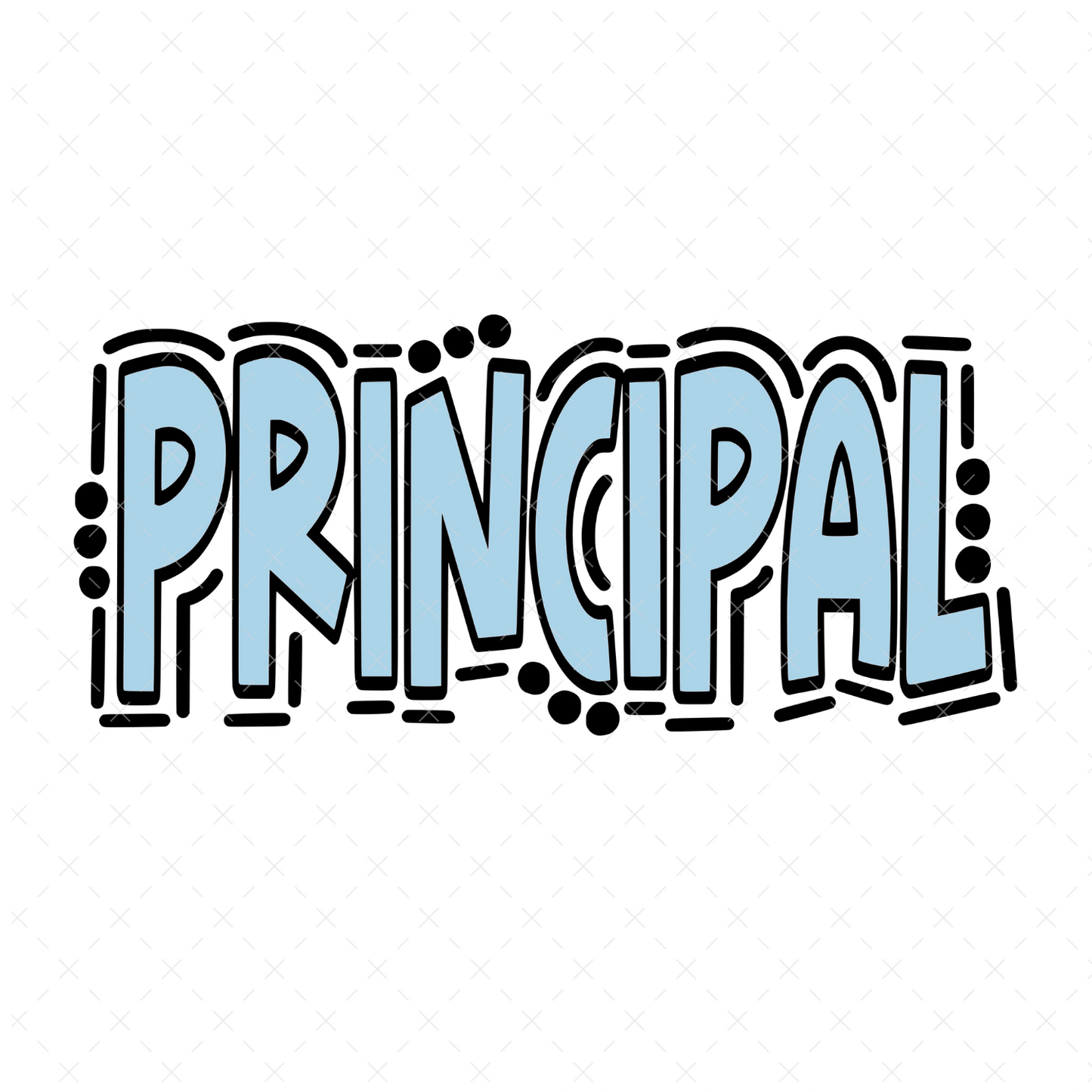 Principal Doodle DTF Transfer