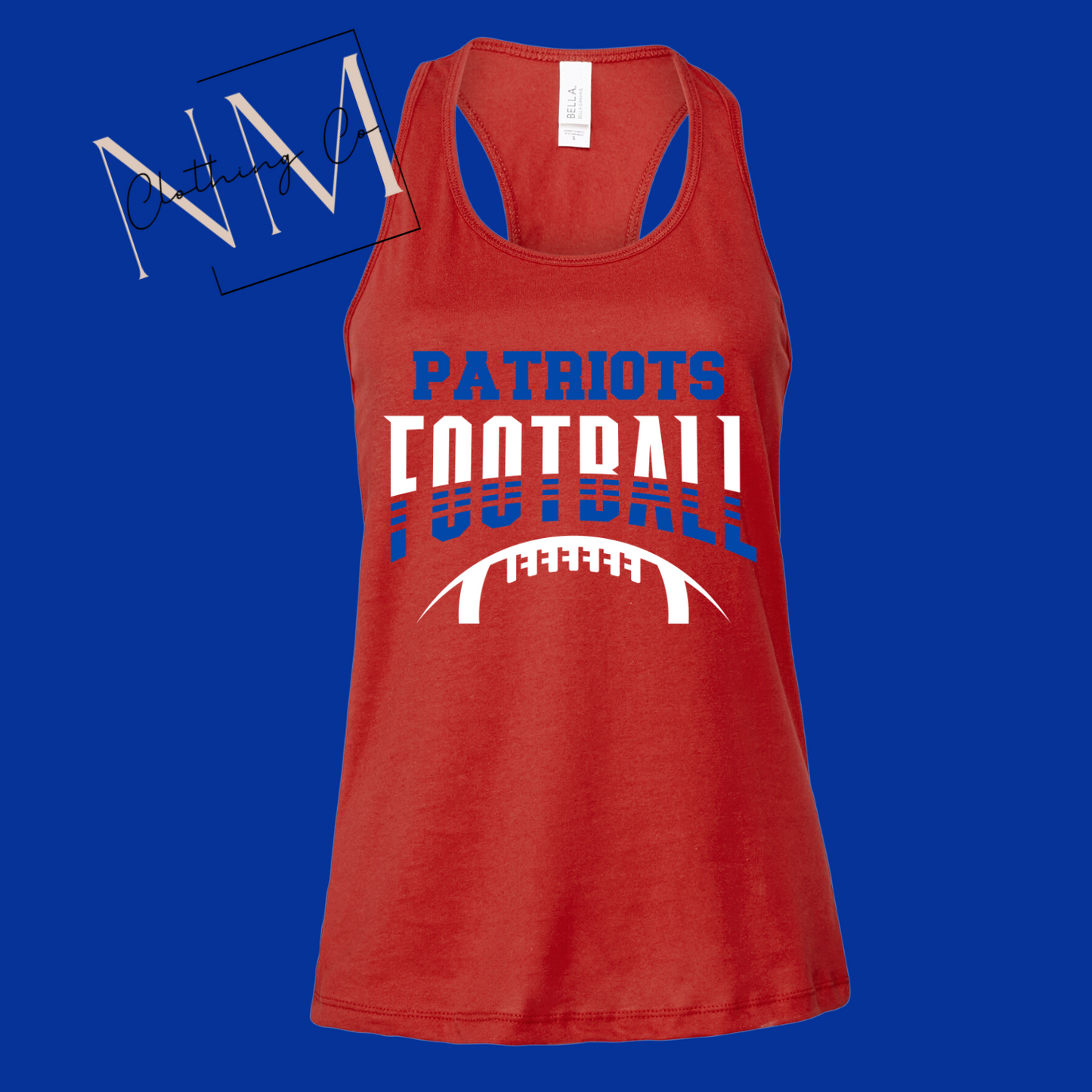 Patriots Football Racerback Tank