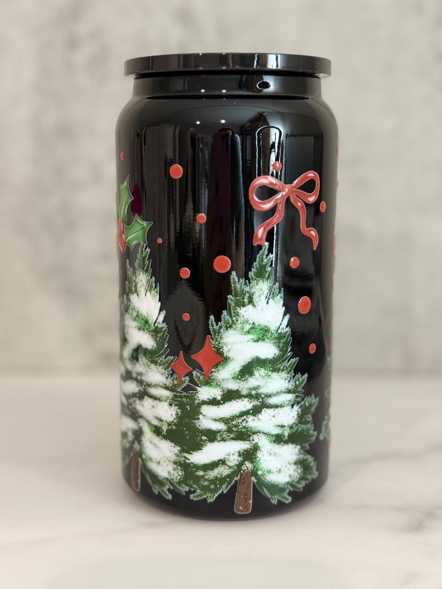 Christmas Stainless Steel Insulated Cans
