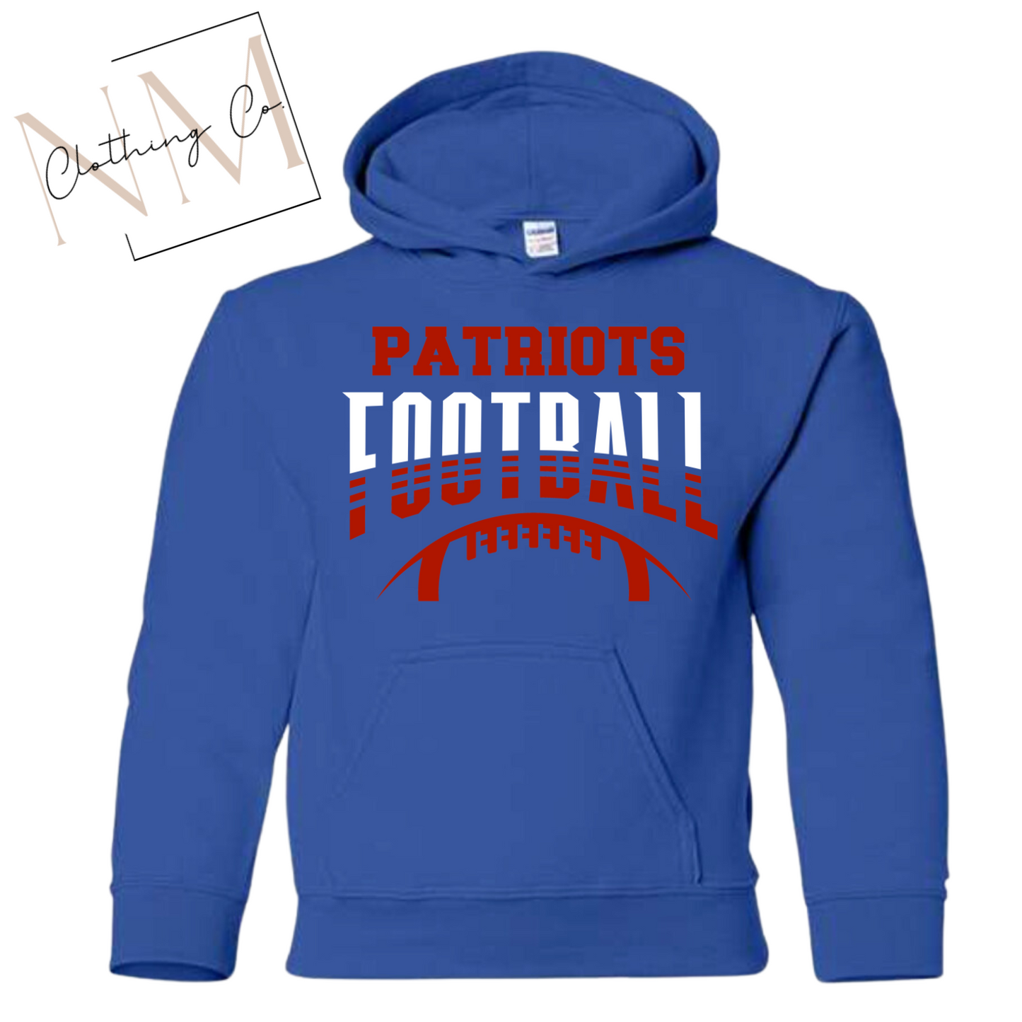 Patriots Football Hoodie Youth