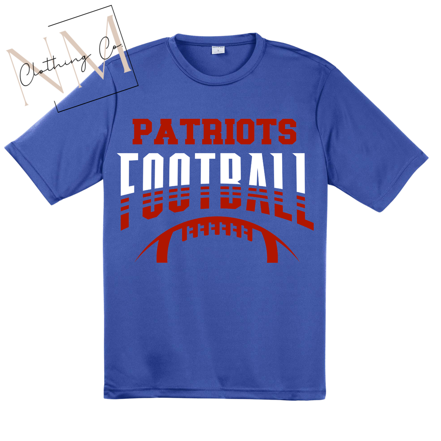 Patriots Football Dri-Wick Tee Youth