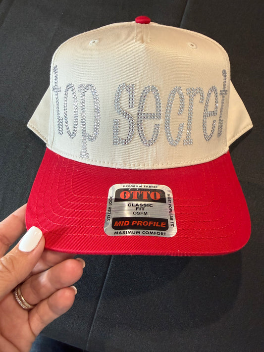 Top Secret Rhinestone Hat