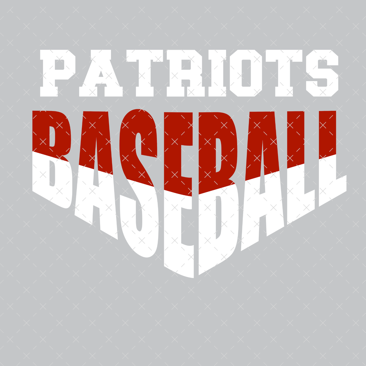 Patriots Baseball DTF Transfer